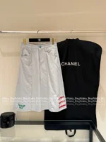 Chanel Vintage Floral Print Set 🌷 Pussy-Bow Blouse & Embroidered Shorts - Notch Collar w/ Letter Logo - Image 25