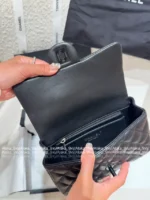 Chanel 2025 New Collection 🖤 "Cool to the Max" - Personal Keep Edition All Black CF Handle Mini Bag - Top Handle with Chain Strap - Image 12