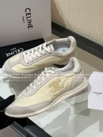 Celine 2025 Spring/Summer Collection 👟©️ Embroidered Logo Motion Shoes - Cloud Comfort Classic Runner Style - Image 7