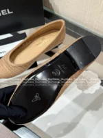 Chanel 2025P Spring/Summer Collection 🏖️ Artisan Raffia Ballet Flats 🩰 Multi-Color Options ~ Lambskin Lining & Cloud Comfort ❕ Gift Box Packaging - Image 4