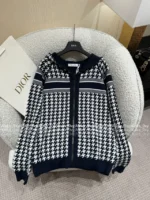 Dior 2025 Spring/Summer Collection 🩶 Reversible Zip Hoodie - Double-Faced Cashmere Blend w/ Jacquard Logo - Image 22