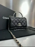 Chanel New Colorway🌈 First Stock In! - 2025S Coco Crush Handle Square Bag ⛓️ Multi-Way Crossbody/Handheld - Image 8
