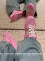 Louis Vuitton 2025 Summer Collection 🌸 Premium Couple Trainer Sneakers - Sakura Pink w/ Gift Box Packaging (Other Colors: Contact Customer Service) - Image 13