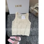 Dior 2025 Spring/Summer Collection 🤍 Elegant Knit Vest - Bow Knot Openwork Cardigan - Image 15