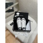 Chanel 25A Spring/Summer Collection ©️©️ Color-Block Platform Sneakers - Classic Silhouette w/ Height-Boosting Cushion 👟 - Image 19
