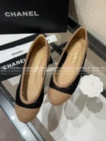 Chanel 2025P Spring/Summer Collection 🏖️ Artisan Raffia Ballet Flats 🩰 Multi-Color Options ~ Lambskin Lining & Cloud Comfort ❕ Gift Box Packaging - Image 30