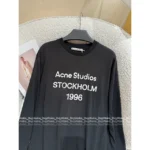 ACNE STUDIOS Classic "1996" Logo Print Tee 🔎 Unisex Cotton Short Sleeve Shirt - Oversized Fit - Image 16