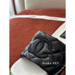 Chanel 2025SS Spring/Summer Collection 🖤 Embroidered Logo Platform Slides - Quilted Block Heel & Genuine Lambskin - Image 22