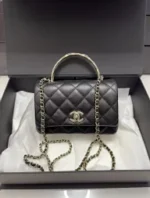 Chanel New Colorway🌈 First Stock In! - 2025S Coco Crush Handle Square Bag ⛓️ Multi-Way Crossbody/Handheld - Image 7