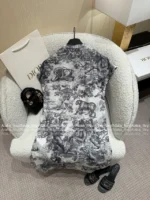 Dior 2025 Spring/Summer Collection 🌸 Ink Painting Print Blouse - Asymmetric Hem & Artistic Drapery (Personal Keep Edition~) - Image 15