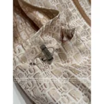 Dior 2025 Early Spring Collection ⭐️ Classic Jacquard Logo Set - Biscuit Color Windbreaker/Vest/Skirt - Image 23