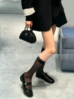 Chanel "Princess-Exclusive Mary Janes" 👸 Keep Edition - Patent Leather Doll Shoes w/ Bookbag Buckle - Image 16