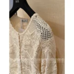 Dior 2025 Spring/Summer Collection 🤍 Elegant Knit Vest - Bow Knot Openwork Cardigan - Image 14