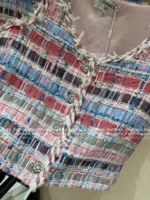 Chanel 2025S Early Spring Runway Collection 💗 Haute Tweed Coord Set - Imported Colorful Bouclé w/ Printed Lining - Image 34