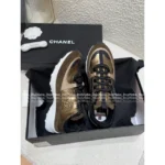 Chanel 25A Spring/Summer Collection ©️©️ Color-Block Platform Sneakers - Classic Silhouette w/ Height-Boosting Cushion 👟 - Image 18
