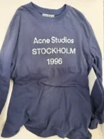 ACNE STUDIOS Classic "1996" Logo Print Tee 🔎 Unisex Cotton Short Sleeve Shirt - Oversized Fit - Image 14