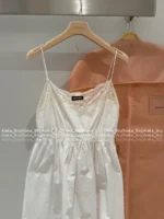 miumiu 25SS Spring/Summer Collection 🌸 "Pure Desire" Lace Trim Slip Dress - French-Inspired for Resort Elegance - Image 21