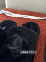 Chanel 2025 Fall/Winter Collection 🦙 Plush Big Logo Slippers - Extra-Thick Wool & Chunky Platform Sole - Image 25