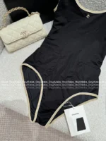 Chanel 2025 Coco Beach Collection 🩱 Crystal Logo Swimsuit Set - One-Piece & Bikini w/ Detachable Straps - Image 27