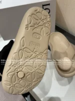Loewe 2025/Foam Pebble Collection 🐻 Cloud Comfort Slides - Metallic Accent Platform Flip-Flops - Image 19
