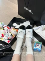 Chanel "Princess-Exclusive Mary Janes" 👸 Keep Edition - Patent Leather Doll Shoes w/ Bookbag Buckle - Image 13