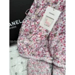 Chanel Dust Bag Packaging 🎀 2025SS Spring/Summer Collection - Crystal Button Cropped Jacket with Imported Yarn & Silk Printed Lining - Image 24