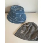 Chanel In Stock❗️ 25C Spring/Summer Collection 🧢 Heavy Denim Pearl-Embroidered Cap - Fisherman/Baseball Style w/ Logo & UV Protection - Image 11