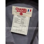 Chanel Vintage Retro Collection 🌈 Rainbow Letter Logo Shirt - Beaded Embroidery & Heart Button Detail - Image 13