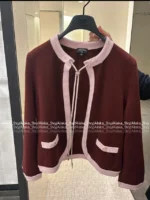 Chanel 25A Early Spring Runway Collection 🆕 Imported Cashmere Coord Set - Halter Neck Top/Cardigan/Skirt/Dress - Image 14