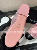 Chanel 25M Coco Beach Collection 🔎 Mesh Embroidered Quilted Mary Janes - Round Toe & Lambskin Lining for Comfort - Image 30