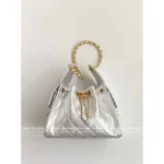 Chanel New Colorway❗️In Stock - 25C Early Spring Runway Collection / Runway Hobo Chain⛓️ Bag & Bucket Tote - Heavyweight Imported Full-Grain Leather - Image 33