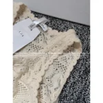 Dior 2025 Spring/Summer Collection 🤍 Elegant Knit Vest - Bow Knot Openwork Cardigan - Image 8