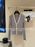 Chanel 2025SS Spring/Summer Full Collection 🎀 Color-Block Knit Set - Crew Neck Stretch Top/Dress/Tank (Brightening & Elegant) - Image 20