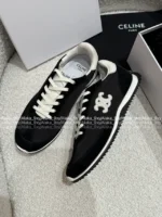 Celine 2025 Spring/Summer Collection 👟©️ Embroidered Logo Motion Shoes - Cloud Comfort Classic Runner Style