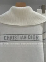 Dior 2025 Spring/Summer Collection ⭐️ Celebrity-Inspired Set - Reversible Jacquard Knit Blazer & Wide-Leg Pants (Wool/Cashmere Blend) - Image 34