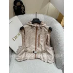 Dior 2025 Early Spring Collection ⭐️ Classic Jacquard Logo Set - Biscuit Color Windbreaker/Vest/Skirt - Image 14