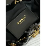 Chanel New Colorway❗️In Stock - 25C Early Spring Runway Collection / Runway Hobo Chain⛓️ Bag & Bucket Tote - Heavyweight Imported Full-Grain Leather - Image 29