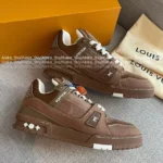 Louis Vuitton 2025 Summer Collection 🌸 Premium Couple Trainer Sneakers - Sakura Pink w/ Gift Box Packaging (Other Colors: Contact Customer Service) - Image 27
