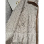 Dior 2025 Early Spring Collection ⭐️ Classic Jacquard Logo Set - Biscuit Color Windbreaker/Vest/Skirt - Image 13