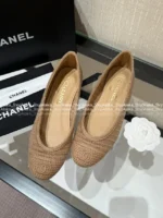 Chanel 2025P Spring/Summer Collection 🏖️ Artisan Raffia Ballet Flats 🩰 Multi-Color Options ~ Lambskin Lining & Cloud Comfort ❕ Gift Box Packaging - Image 19