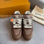 Louis Vuitton 2025 Summer Collection 🌸 Premium Couple Trainer Sneakers - Sakura Pink w/ Gift Box Packaging (Other Colors: Contact Customer Service) - Image 25