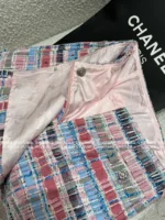 Chanel 2025S Early Spring Runway Collection 💗 Haute Tweed Coord Set - Imported Colorful Bouclé w/ Printed Lining - Image 23