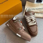 Louis Vuitton 2025 Summer Collection 🌸 Premium Couple Trainer Sneakers - Sakura Pink w/ Gift Box Packaging (Other Colors: Contact Customer Service) - Image 24