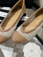 Chanel 2025P Spring/Summer Collection 🏖️ Artisan Raffia Ballet Flats 🩰 Multi-Color Options ~ Lambskin Lining & Cloud Comfort ❕ Gift Box Packaging - Image 17
