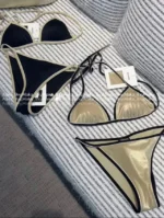 Chanel 2025 Coco Beach Collection 🩱 Crystal Logo Swimsuit Set - One-Piece & Bikini w/ Detachable Straps - Image 37