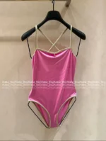 Chanel 2025 Coco Beach Collection 🩱 Crystal Logo Swimsuit Set - One-Piece & Bikini w/ Detachable Straps - Image 36