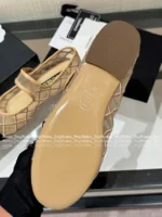 Chanel 25M Coco Beach Collection 🔎 Mesh Embroidered Quilted Mary Janes - Round Toe & Lambskin Lining for Comfort - Image 41