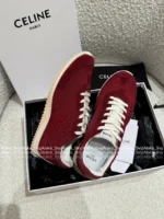 Celine 2025 Spring/Summer Collection 👟©️ Embroidered Logo Motion Shoes - Cloud Comfort Classic Runner Style - Image 33