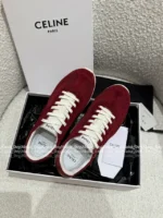 Celine 2025 Spring/Summer Collection 👟©️ Embroidered Logo Motion Shoes - Cloud Comfort Classic Runner Style - Image 32