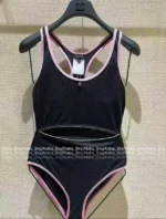 Chanel 2025 Coco Beach Collection 🩱 Crystal Logo Swimsuit Set - One-Piece & Bikini w/ Detachable Straps - Image 34